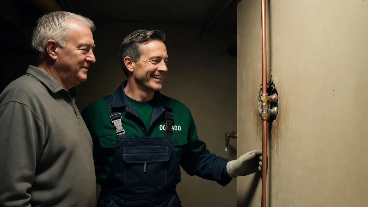 Vintage Plumbing business background image